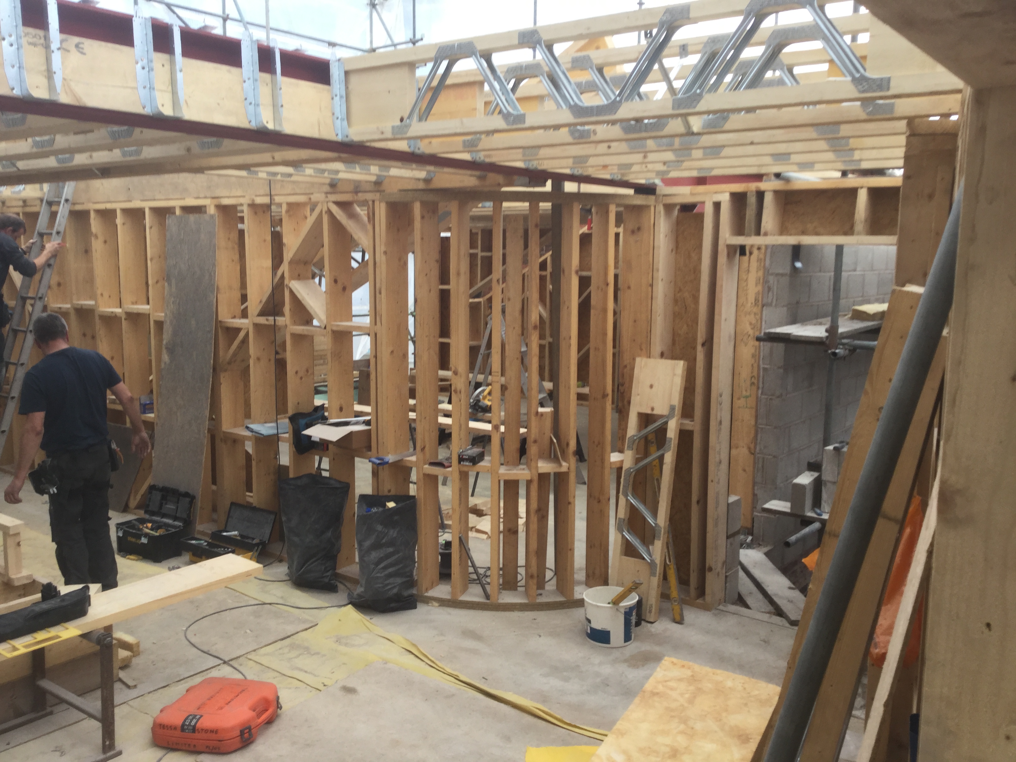 Blackfriars penthouse build in progress